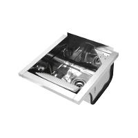 Tanque De Parede Docol Reto 017047ch 44x48 Inox Alto Brilho - 1