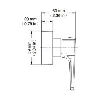 Acabamento Para Registro Docol Lift 804706 Docolbase 1-2", 3-4" A 1" Cromado - 2