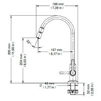 Torneira Docol Gali 801306 De Bancada Cromada - 5