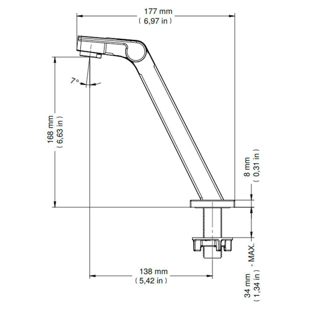 Torneira Docol Stillo 820206 De Bancada Cromada - 2
