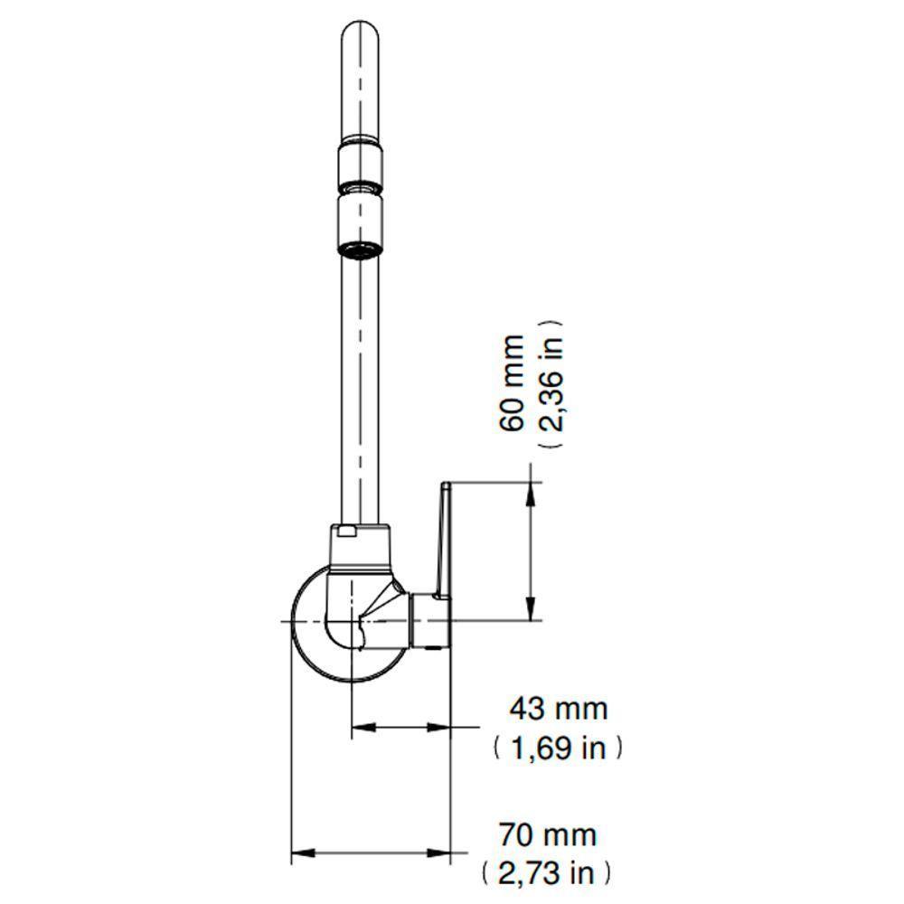 Torneira Docol Gali 801406 De Parede Cromada - 5