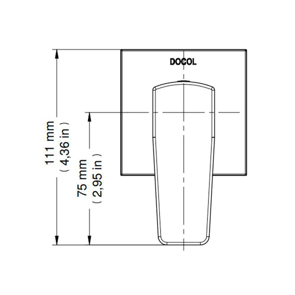 Acabamento Para Registro Docol Lift 804806 Docolbase 1 1-4" E 1 1-2" Cromado - 2