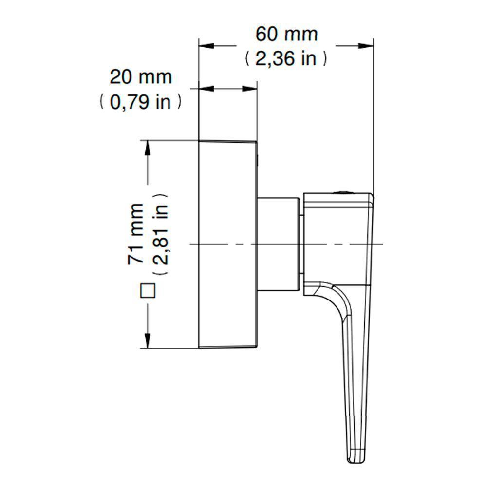 Acabamento Para Registro Docol Lift 804806 Docolbase 1 1-4" E 1 1-2" Cromado - 3