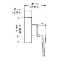 Acabamento Para Registro Docol Lift 804806 Docolbase 1 1-4" E 1 1-2" Cromado - 3