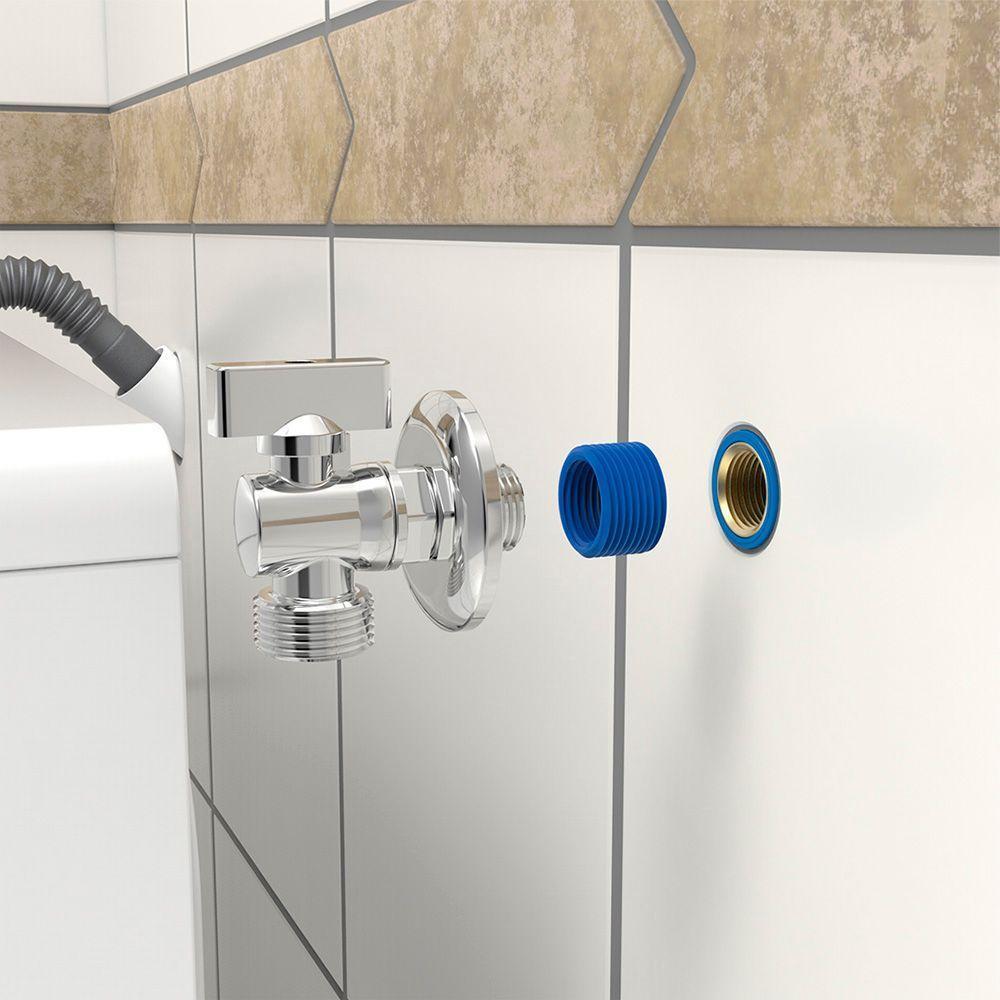 Torneira Para Máquina De Lavar Blukit Cromada - 5