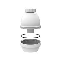 Sifão Sanfonado Extensível Blukit Com Copo 79,5cm Branco Universal - 2