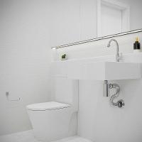 Sifão Sanfonado Extensível Blukit Com Copo 48cm Cromado Universal - 3