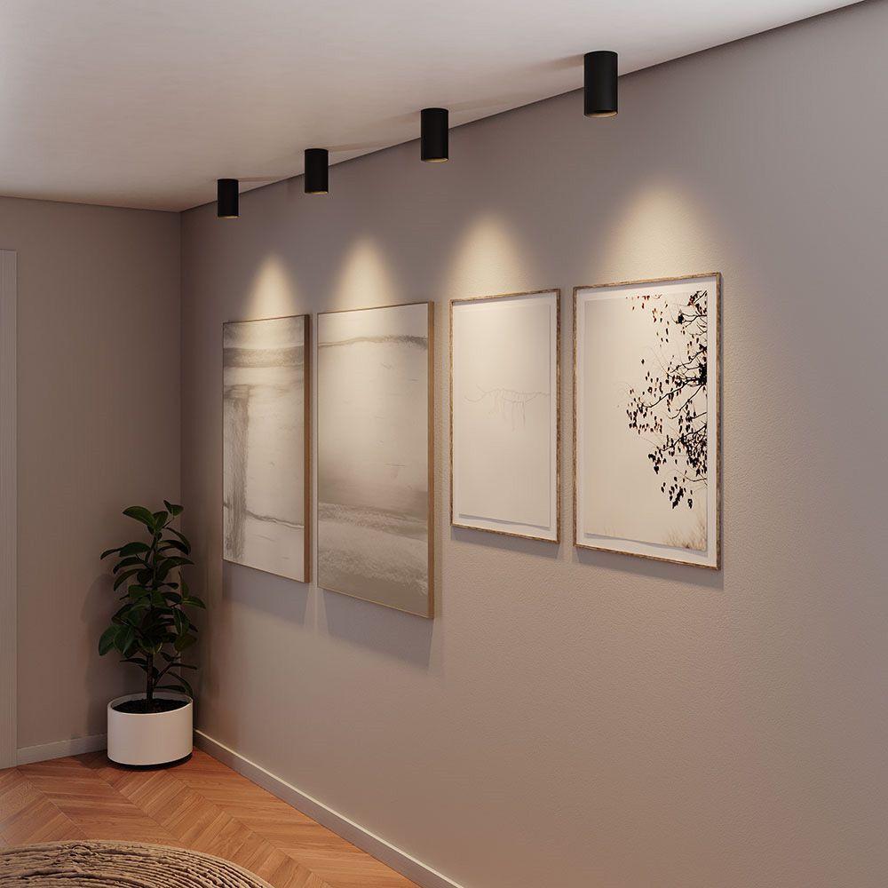 Spot De Sobrepor Recuado Blumenau Clean Para Lâmpada Mr16 Gu10 Redondo Bivolt - 2