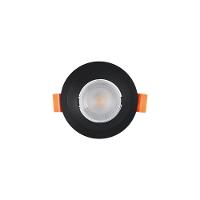 Spot De Led Recuado Blumenau Slim 6w Redondo Preto Bivolt 6500k Luz Branca - 3