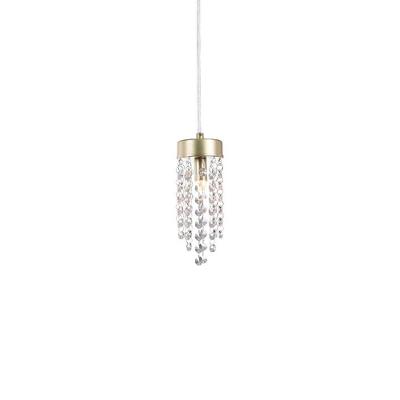 Lustre Pendente Blumenau Cristal Light Dourado G9 Bivolt