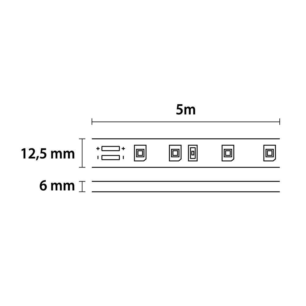 Fita De Led Blumenau Com 5 Metros 7w 220v 220v - 6500k - 3