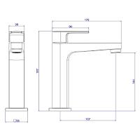 Torneira Deca Level 1193.bl26.mt De Bancada Black Matte - 3
