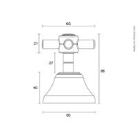 Acabamento Para Registro Blukit C37 Preto - 3