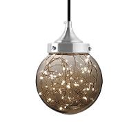 Lustre Pendente Taschibra Ara Led 5w Bivolt Fumê - 1