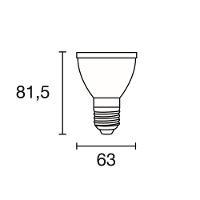 Lâmpada Led Blumenau Par 20 4,8w E27 Bivolt 6500k Luz Branca - 2