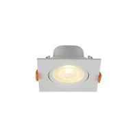 Spot De Led Blumenau Slim Quadrado 8w Bivolt 3000k Luz Amarela - 1