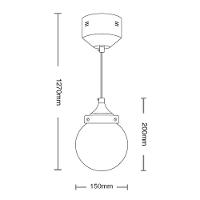 Lustre Pendente Taschibra Ara Led 5w Bivolt âmbar - 3