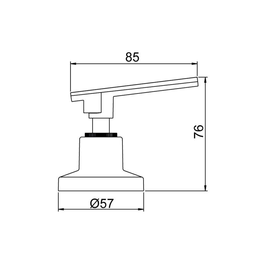 Acabamento Para Registro Lorenzetti Loren Studio 4901 B37 Preto - 2