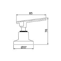 Acabamento Para Registro Lorenzetti Loren Studio 4901 B37 Preto - 2