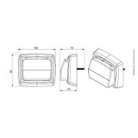 Acabamento Para Válvula De Descarga Hydra Blukit 340310 Cromado - 2
