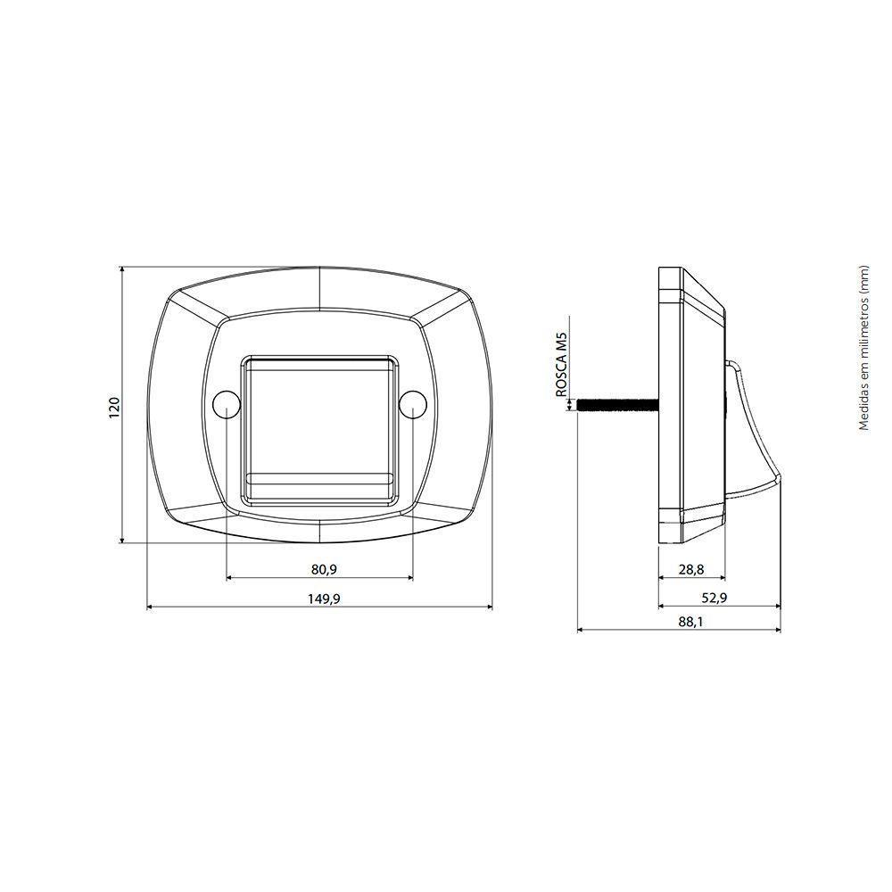 Acabamento Para Válvula De Descarga Docol Blukit 340308 Cromado - 2
