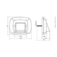 Acabamento Para Válvula De Descarga Docol Blukit 340308 Cromado - 2