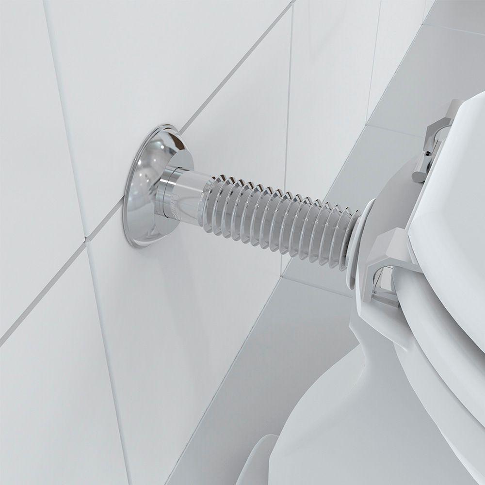 Tubo De Ligação Para Bacia Sanitária Blukit Ajustável Cromado - 2