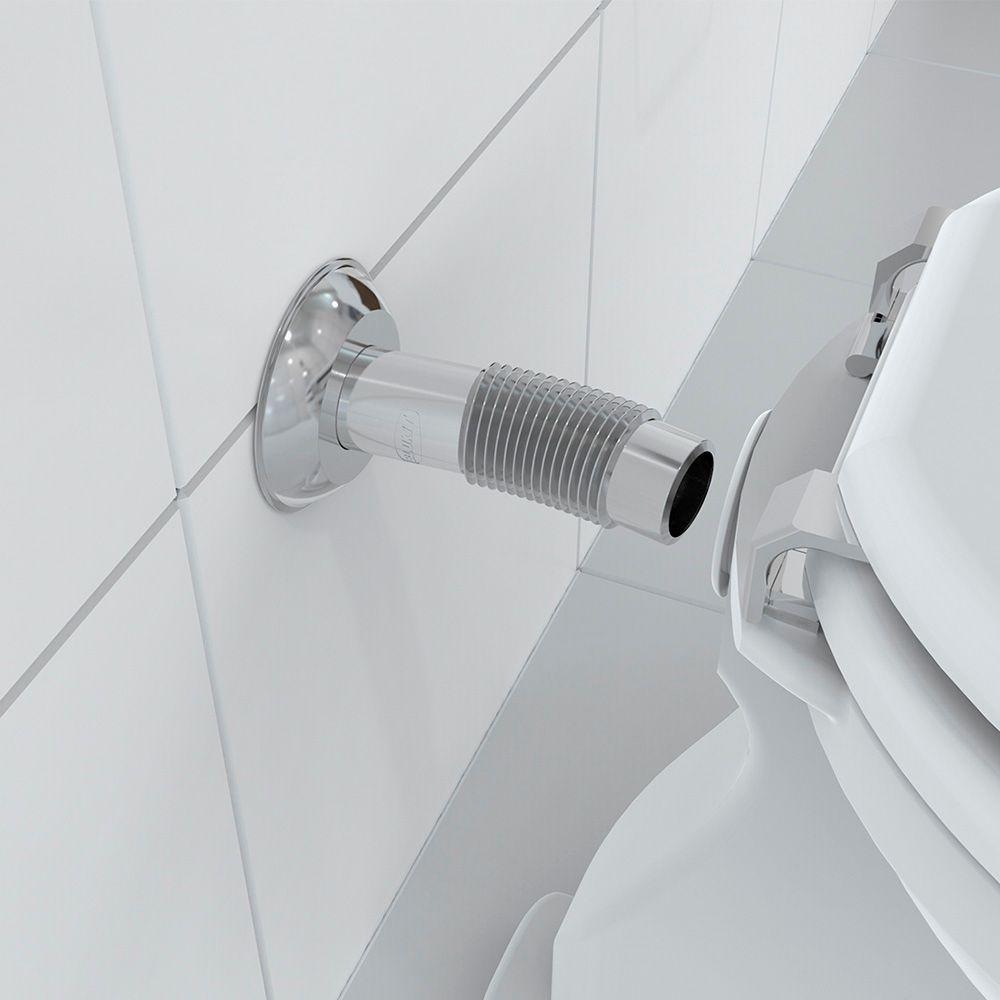 Tubo De Ligação Para Bacia Sanitária Blukit Ajustável Cromado - 5
