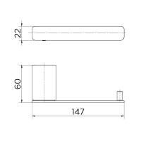 Papeleira Docol Flat 960806 Cromada - 3