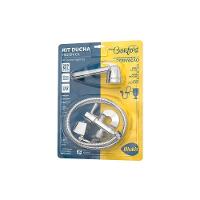 Ducha Higiênica Blukit Confort Com Registro E Derivação Cromada - 4