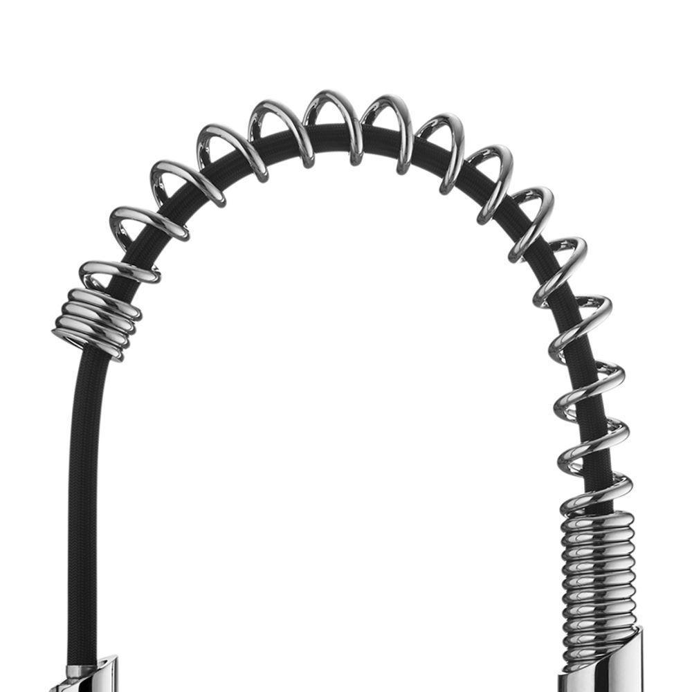 Torneira Misturador Monocomando Lorenzetti Lorenkitchen 2266 C76 De Bancada Com Ducha Cromada - 3