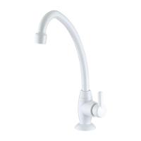 Torneira Plástica Lorenzetti Bric 1167 F31 De Bancada Branca - 1