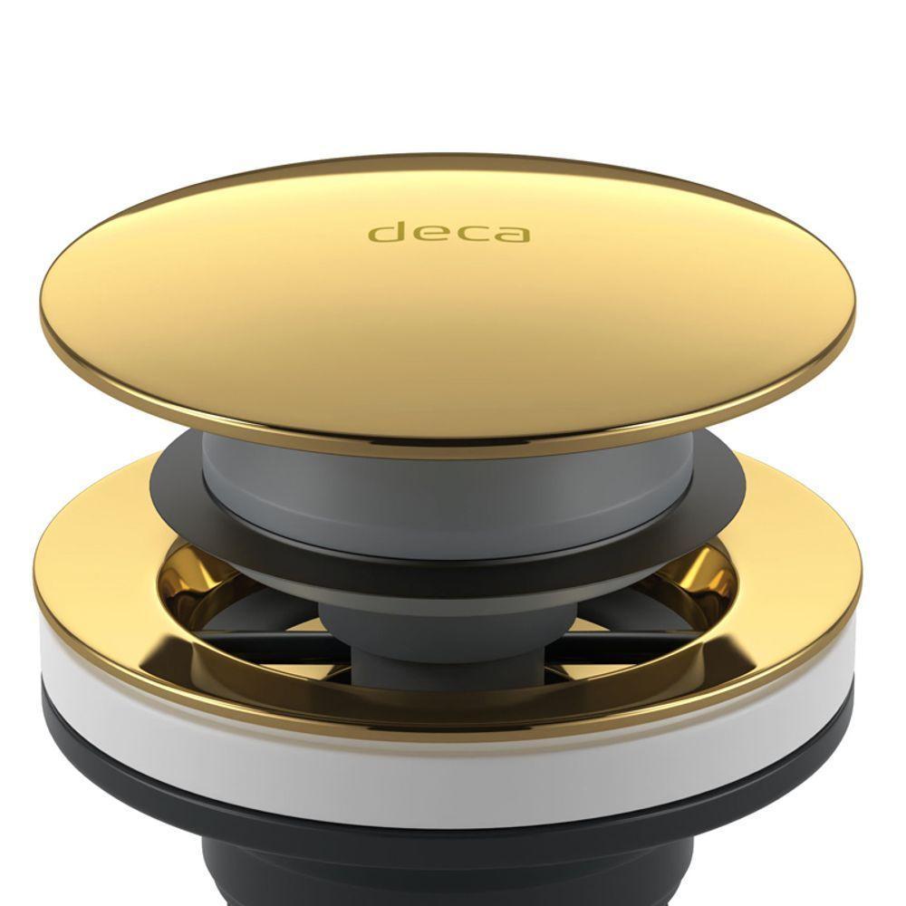 Válvula Para Lavatório Deca Click 1601.gl.cli Gold - 2