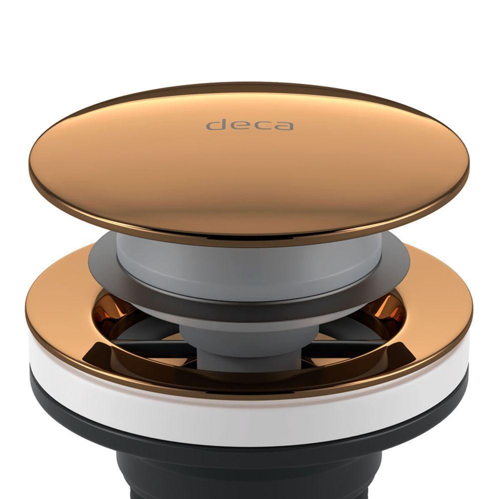 Válvula Para Lavatório Deca Click 1601.gl.cli.rd Red Gold - 3