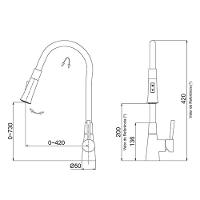 Torneira Misturador Monocomando Lorenzetti Lorenflex 2257 B27 De Bancada Preta - 5