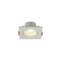 Spot De Led Blumenau Slim Quadrado 3w Bivolt 3000k Luz Amarela - 1