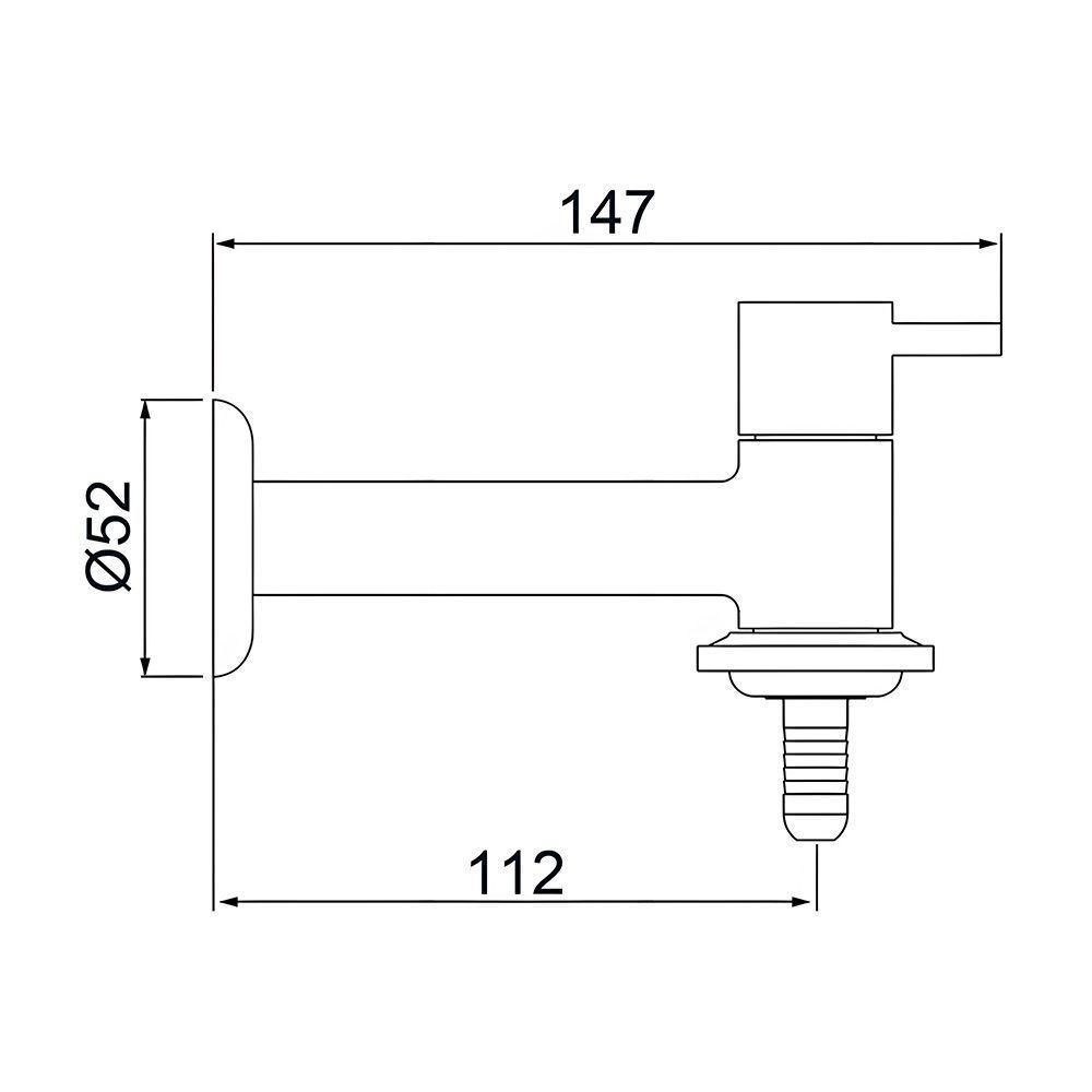 Torneira Para Tanque E Jardim 1153 C42 Lorenzetti - 2