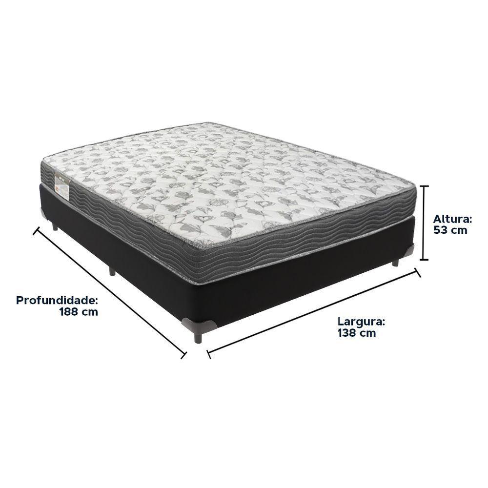 Cama Box Ortobom Iso100 Bege D33 Cor:preto - 4