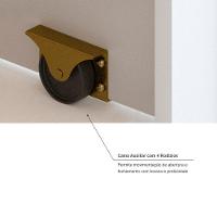 Bicama Solteiro Mdf Branco Com 04 Grades E Cabeceira Anatômica Mobilistore - 6