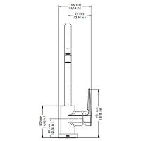 Torneira Misturador Monocomando Docol Lift 796206 De Bancada Cromada - 3