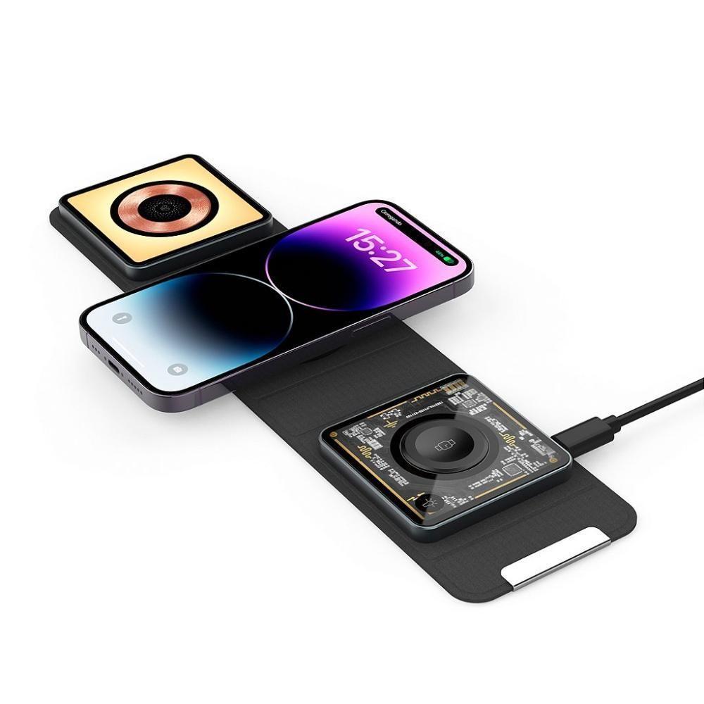 Carregador Por Indução 3 Em 1 Wireless Sem Fio Future [universal] - Gshield - 1