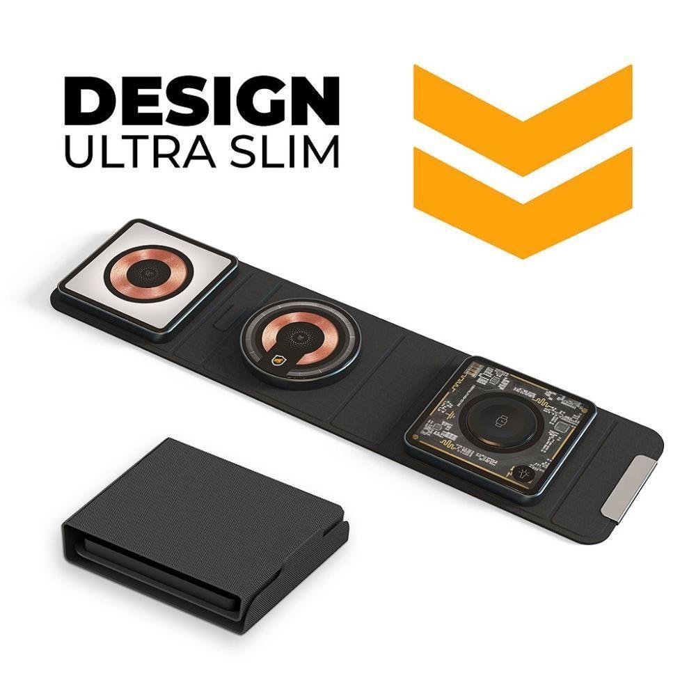 Carregador Por Indução 3 Em 1 Wireless Sem Fio Future [universal] - Gshield - 4