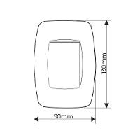 Tomada Tripla Fame Elegance 2p+t 20a Com Placa 4x2 Branco - 2