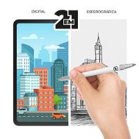 Caneta Dinamic - Touch E Esferográfica - Para Celular, Tablet, Ipad E Kindle - 3 Unidades - Gshield - 6