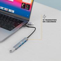 Adaptador Hub Usb-c / Usb-a 4 Em 1 - Gshield - 3