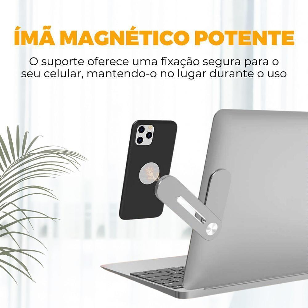 Suporte Para Notebook Com Grip Magnético Para Celular - Gshield - 4