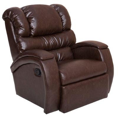 Poltrona Do Papai Reclinável Biorne F05 Corano Marrom Lyam Decor