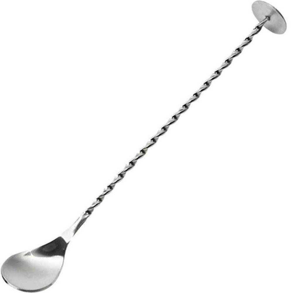 Colher Bailarina Para Suco Drinks E Batidas 29cm Inox - 1