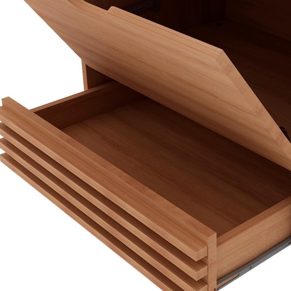 Conjunto 3 Peças Para Banheiro Bn3630x13x14 Amendoa Tecno Mobili Amendoa - 3