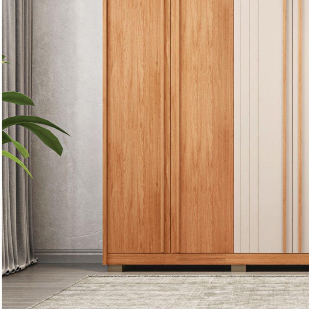 Guarda Roupa/ Roupeiro Mozart Caemmun 6 Portas E 4 Gavetas Freijo/off White - 4